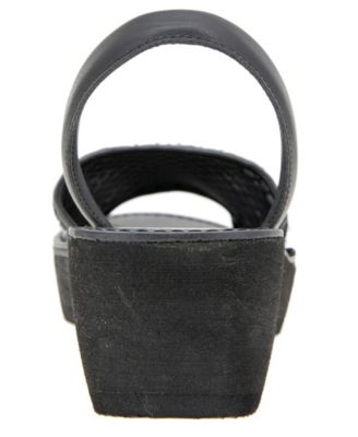 Women's Fine Glass Mesh Wedge Sandals