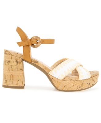 Women's Reeva Raffia Platform Dress Sandals