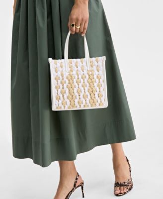 Small Straw Crossbody Tote, Exclusively at Macy's  