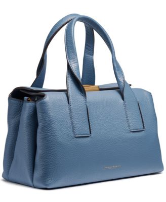 Amagansett Soft-Rolled Leather Satchel with Sculpted Magnet Closure