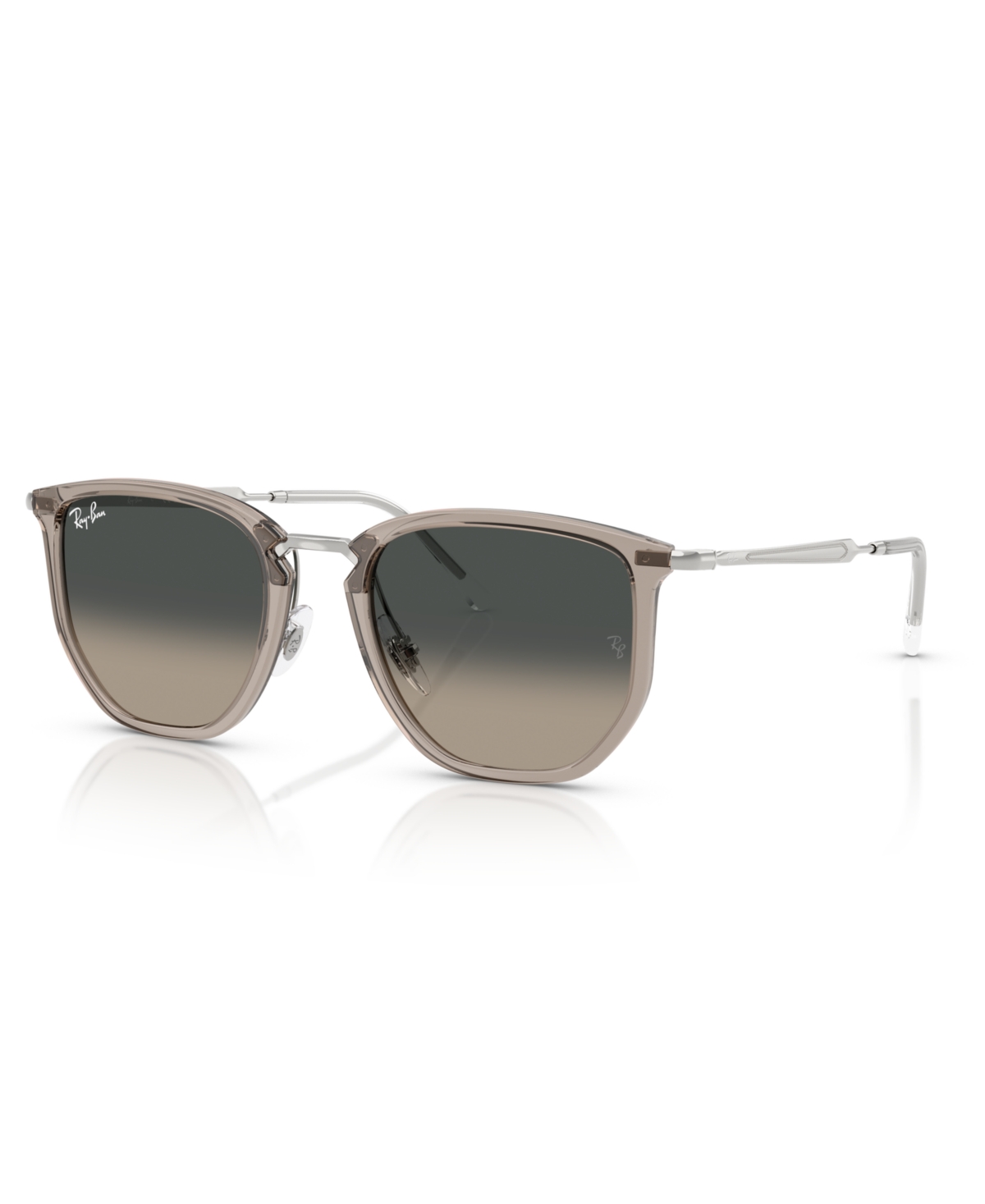 Ray Ban Rb4451 Sonnenbrillen Silber Fassung Grau Glas 53-20 In Transparent Gray
