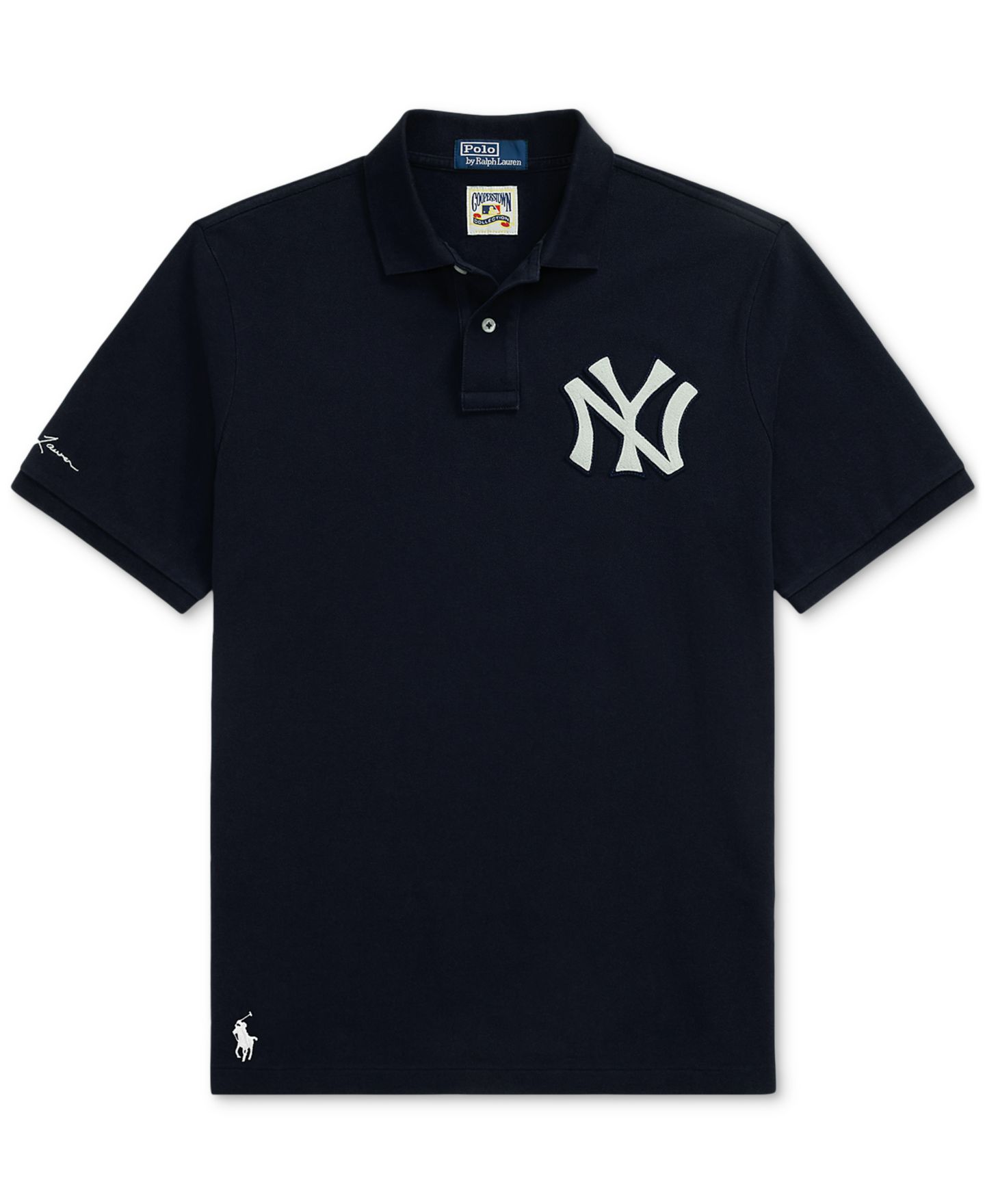 Поло Polo Ralph Lauren Unisex Yankees Polo Shirt, цвет: Тёмно-синий — фото 5