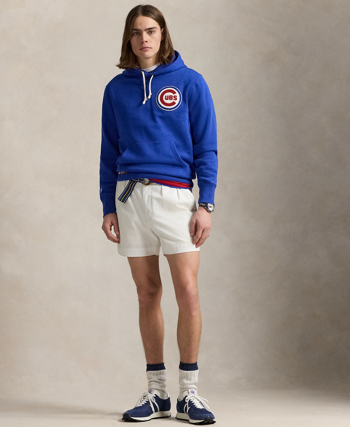 Polo Ralph Lauren Unisex Cubs Fleece Hoodie In Cruise Royal