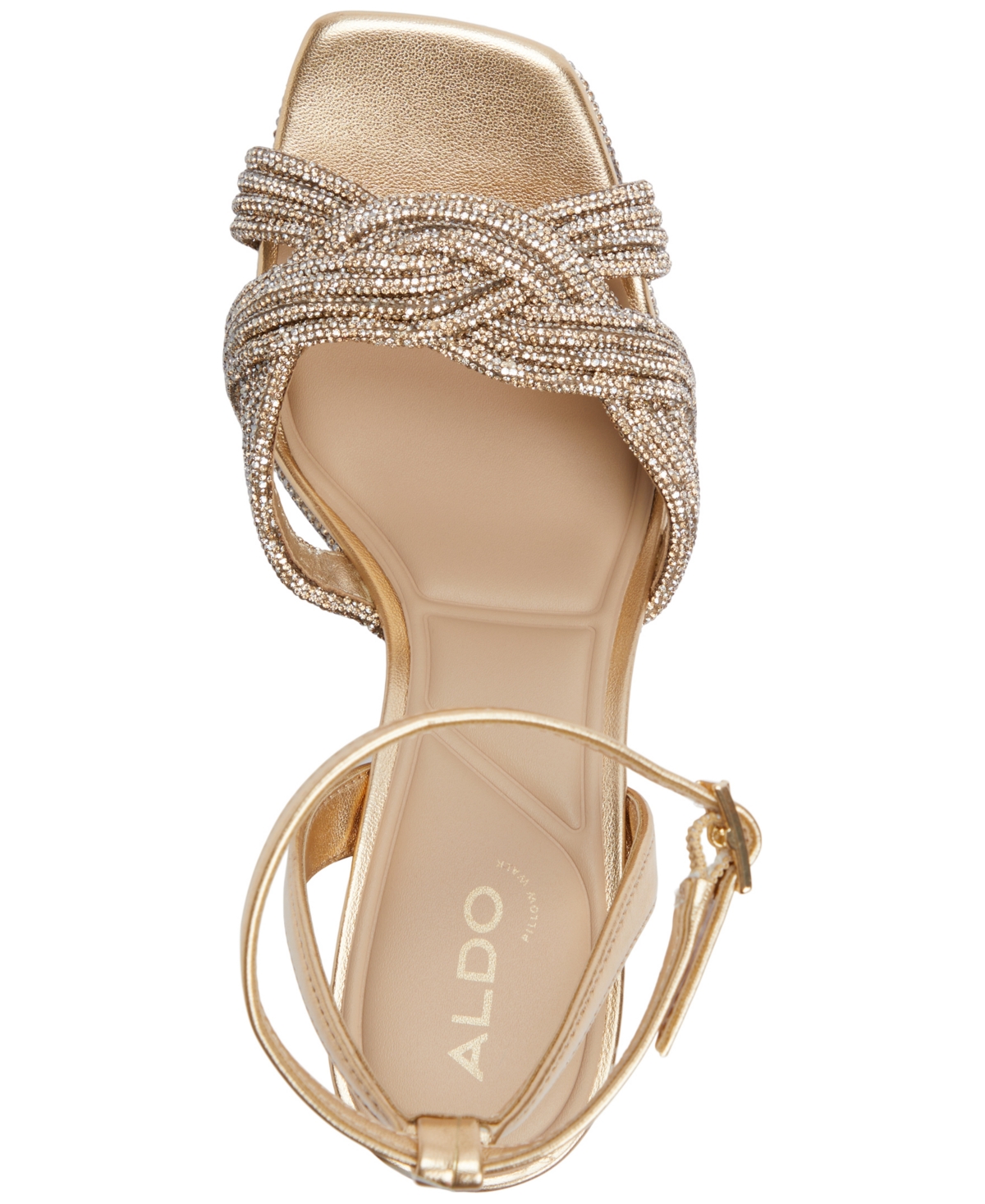 ALDO WOMEN'S SHIMMA RHINESTONE PLATFORM DRESS SANDALS 