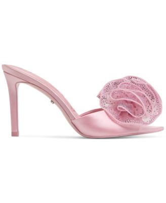 Women's Auroramule Ruffle High Heel Dress Sandals