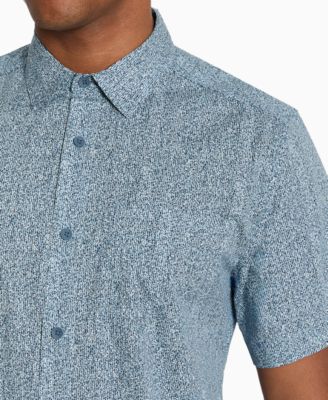 Men's Patch Pocket Short Sleeve Button Front Shirt