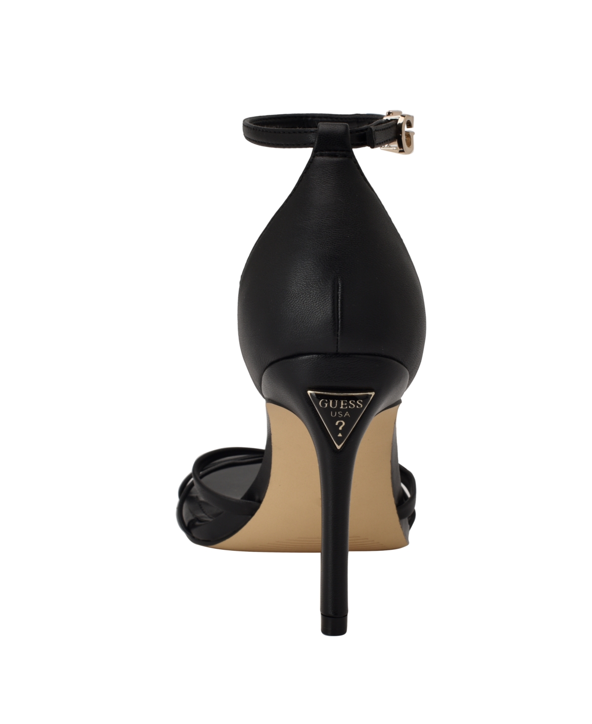 Guess Women's Spring Strappy Knot Stiletto Sandals In Black