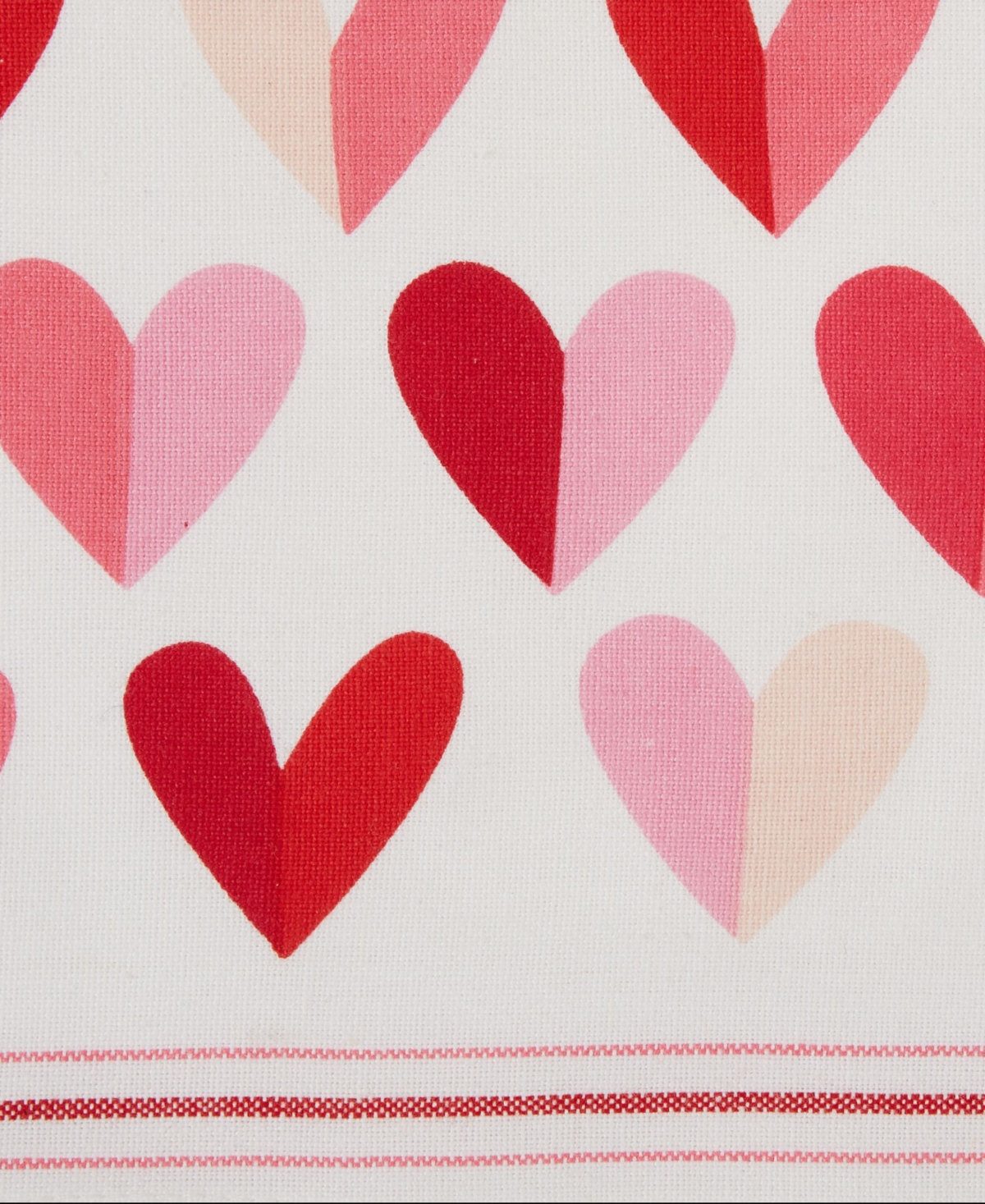 Design Imports Valentine's Day Napkin, Set Of 6 In Two Hearts