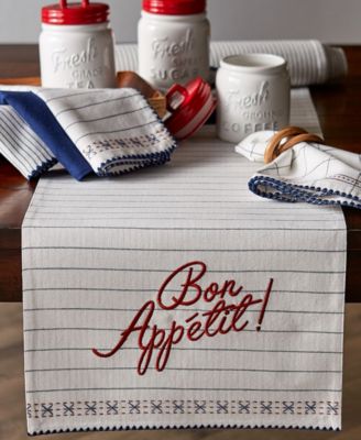 Bon Appetit Table Runner, 14" x 72"