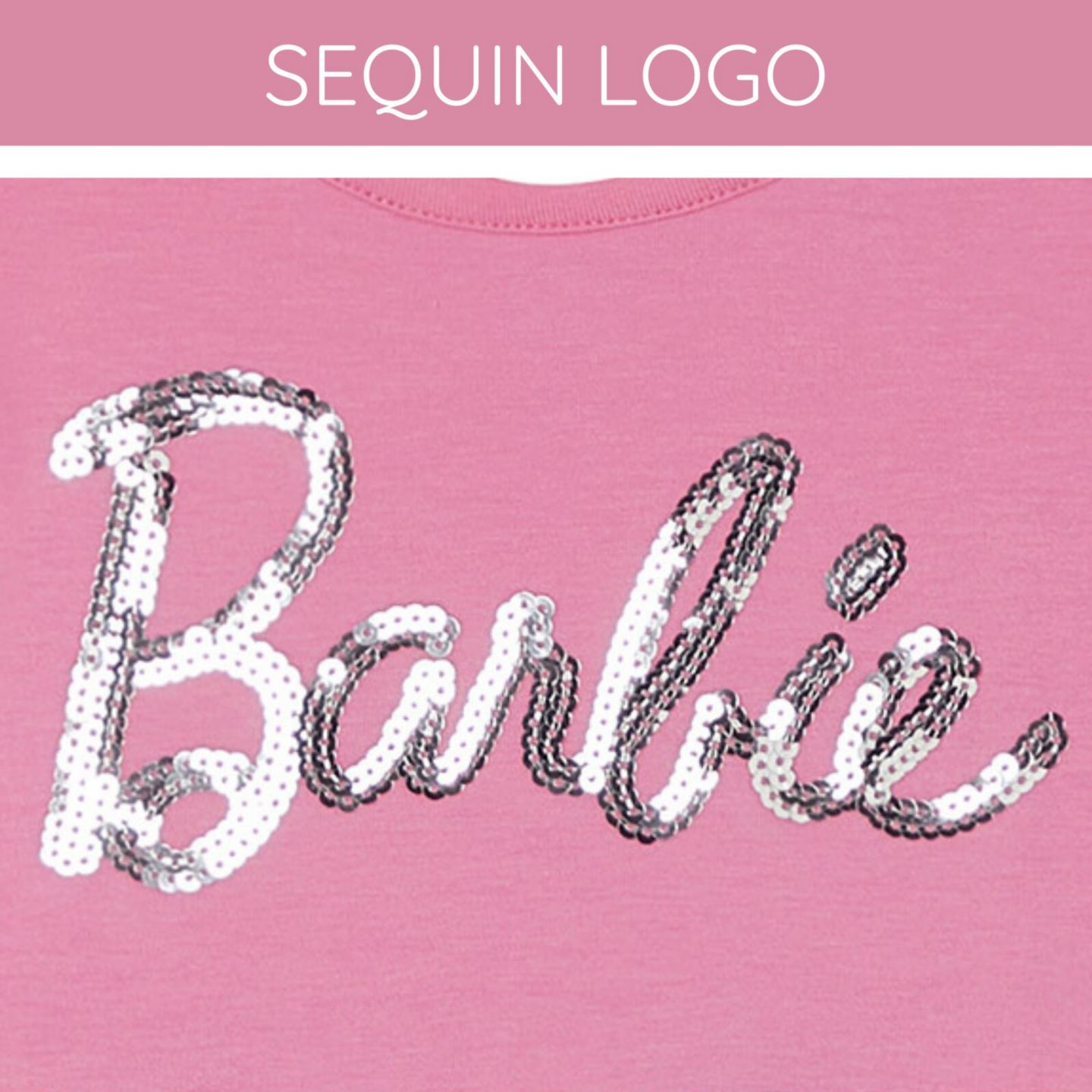 Платье Barbie Sequin Tutu Dress для девочек, цвет: Розовый — фото 5