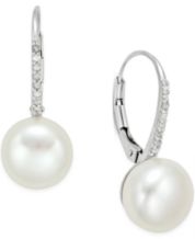 Pearl drop deals earrings macys