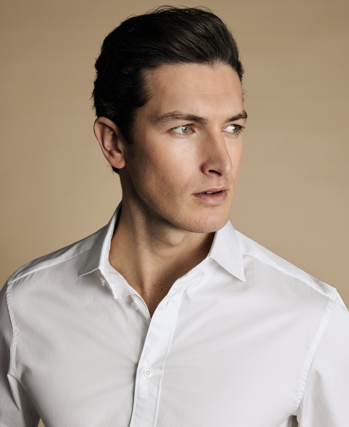 Men's Slim-Fit Luxury Dress Shirt - White