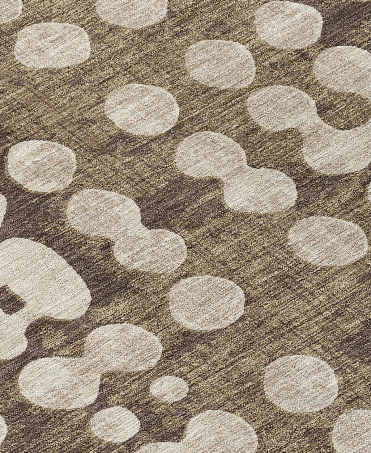 Addison Chantille Machine Washable Acn869 8'x10' Area Rug In Brown