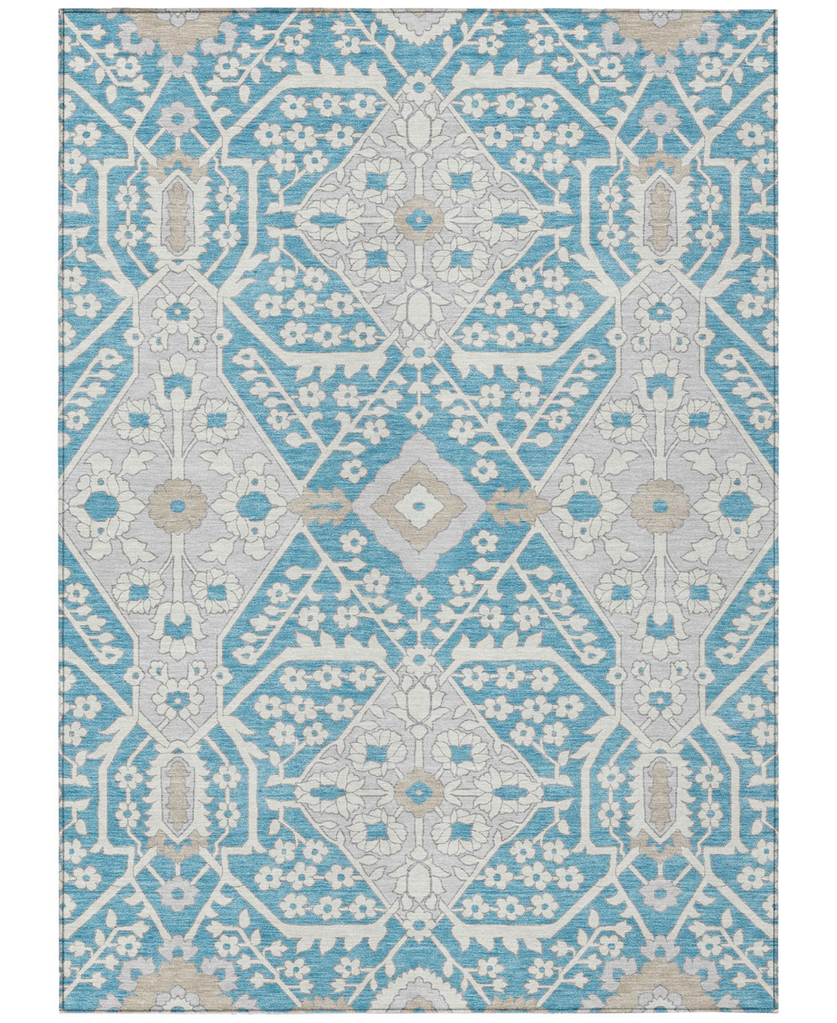 Addison Chantille Machine Washable ACN863 3'x5' Area Rug - Teal