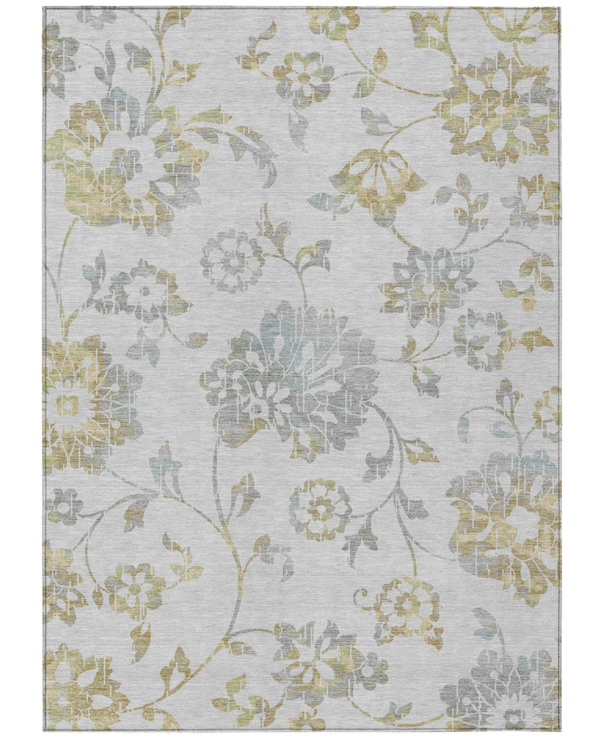 Addison Chantille Machine Washable ACN856 2'6"x3'10" Area Rug - Silver