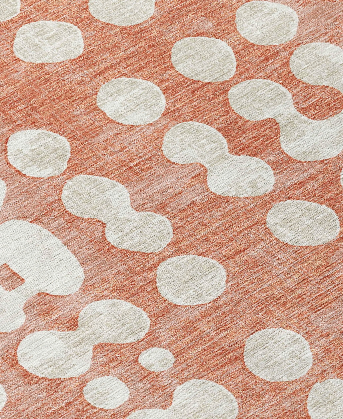 Addison Chantille Acn869 2'3"x7'6" Runner Area Rug In Salmon