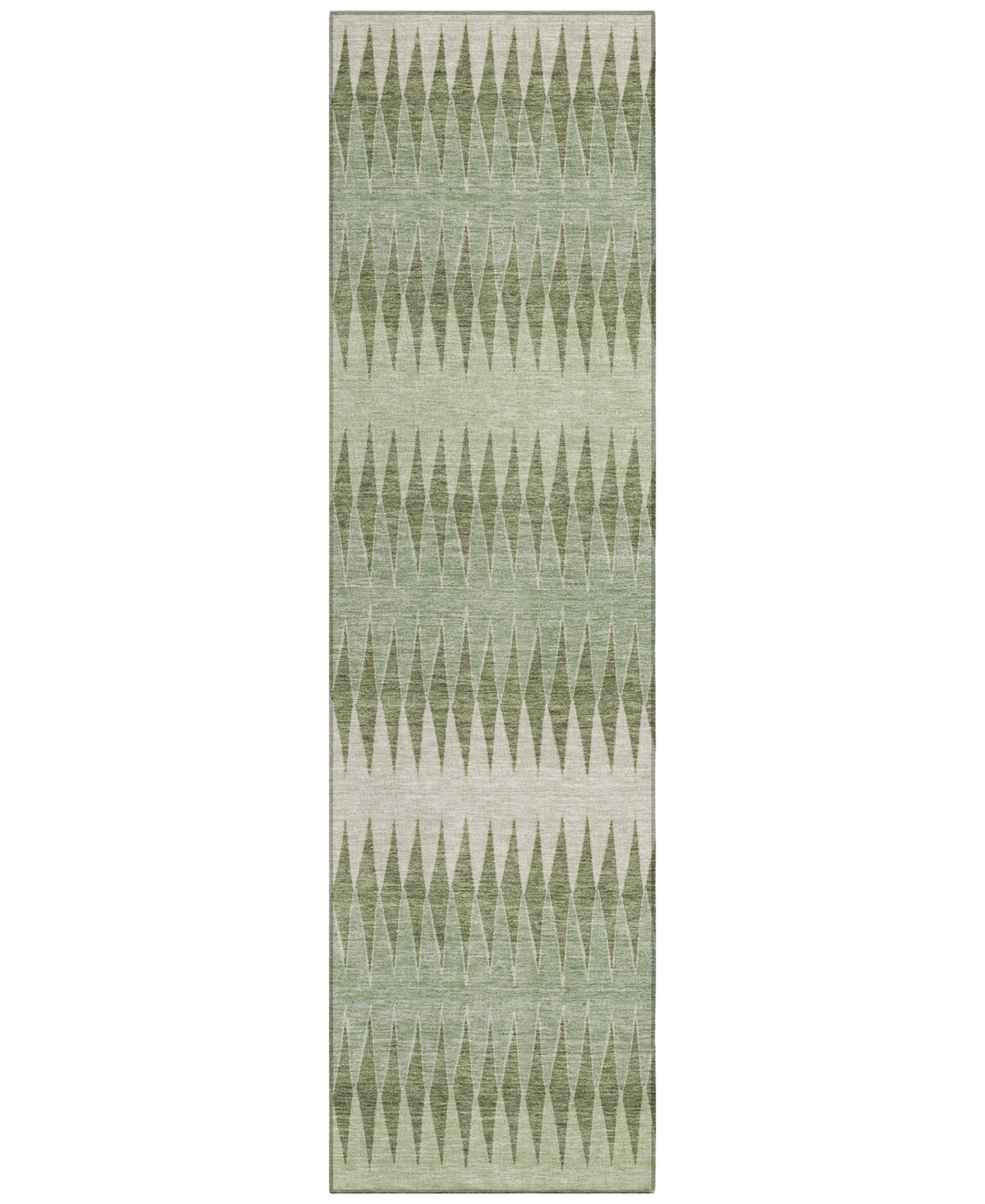 Addison Chantille Acn867 2'3"x7'6" Runner Area Rug In Sage