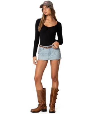Women's Jonah Long Sleeve V Neck Bodysuit