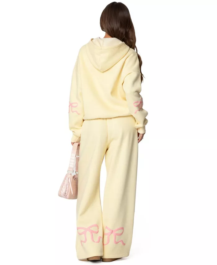 Womens Bonney Bow Detail Hoodie - thumbnail 8