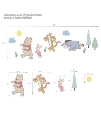 Disney Baby Winnie the Pooh & Friends Wall Decals/Stickers