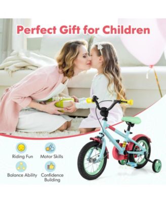 Slickblue Kids Bike with Adjustable Handlebar and Saddle for 4-8 Years Old