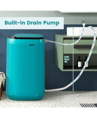 7.7 lbs Full-Automatic Washing Machine with 10 Washing Programs