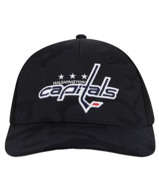 American Needle - Men's Black Washington Capitals Valin Camo Super Tech Vented Adjustable Hat