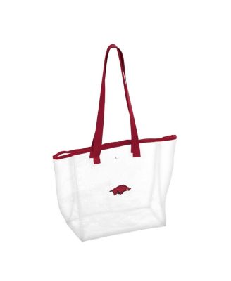 Logo Brands - Arkansas Razorbacks Clear Tote Bag