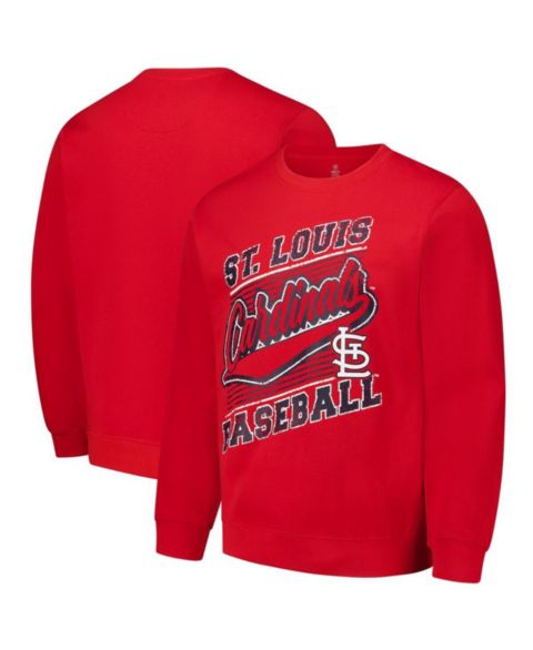 Мужская толстовка Stitches Red St. Louis Cardinals Pullover