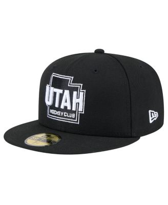 New Era - Men's Black Utah Hockey Club State Shape 1st Season 59FIFTY Fitted Hat