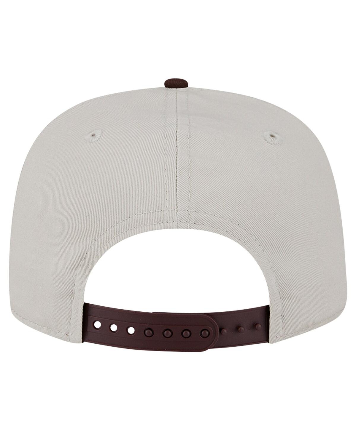 New Era Men's Cream San Diego Padres Iron Golfer Snapback Hat In Cream
