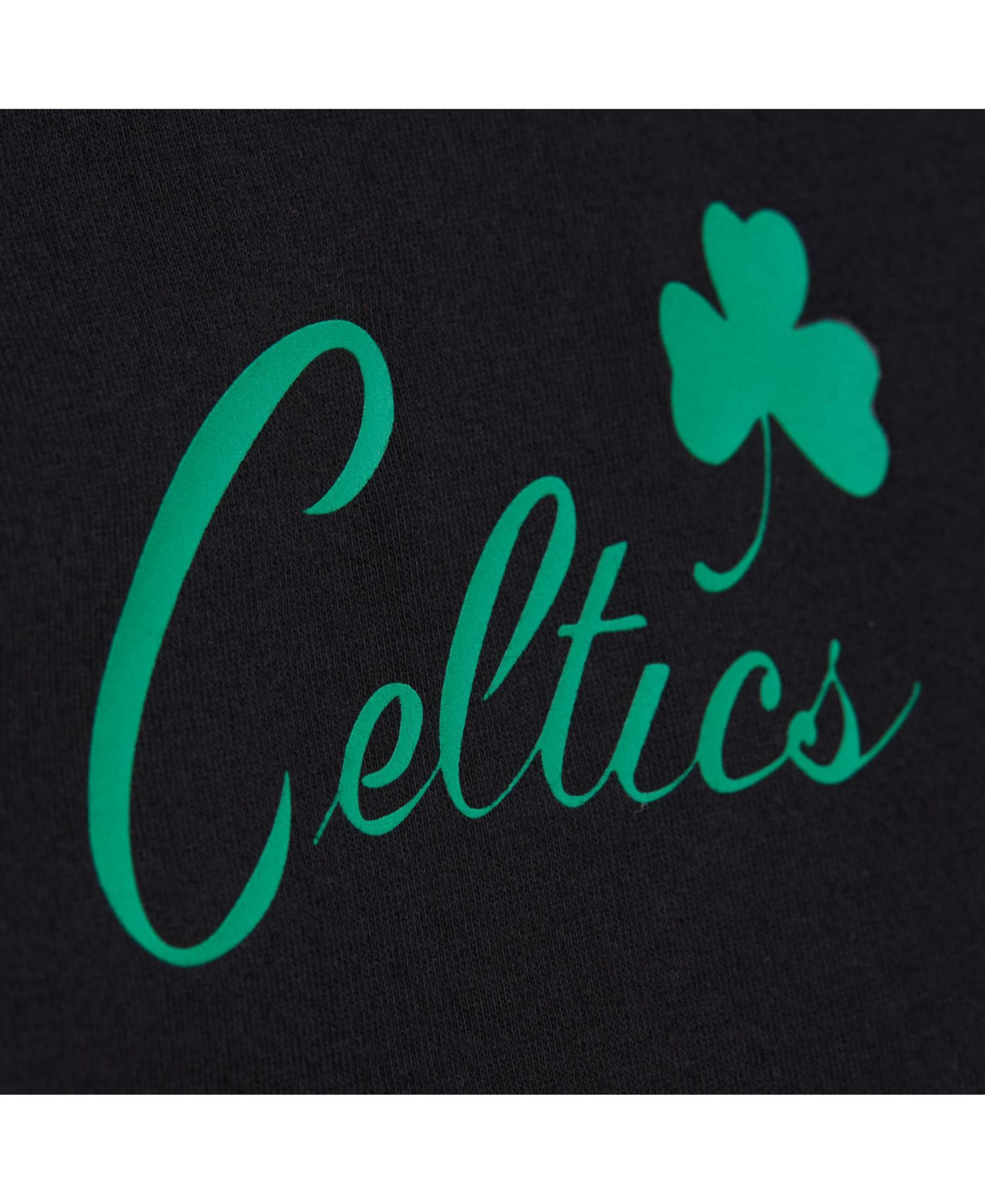 Men's Black Boston Celtics Black Out Collection Vintage Premium T-Shirt