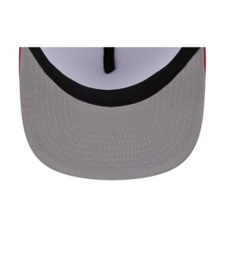 Men's Red Los Angeles Angels Team Horizon 9FIFTY A-Frame Trucker Snapback Hat