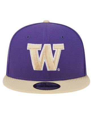 Men's Purple Washington Huskies Two-Tone 9FIFTY Snapback Hat