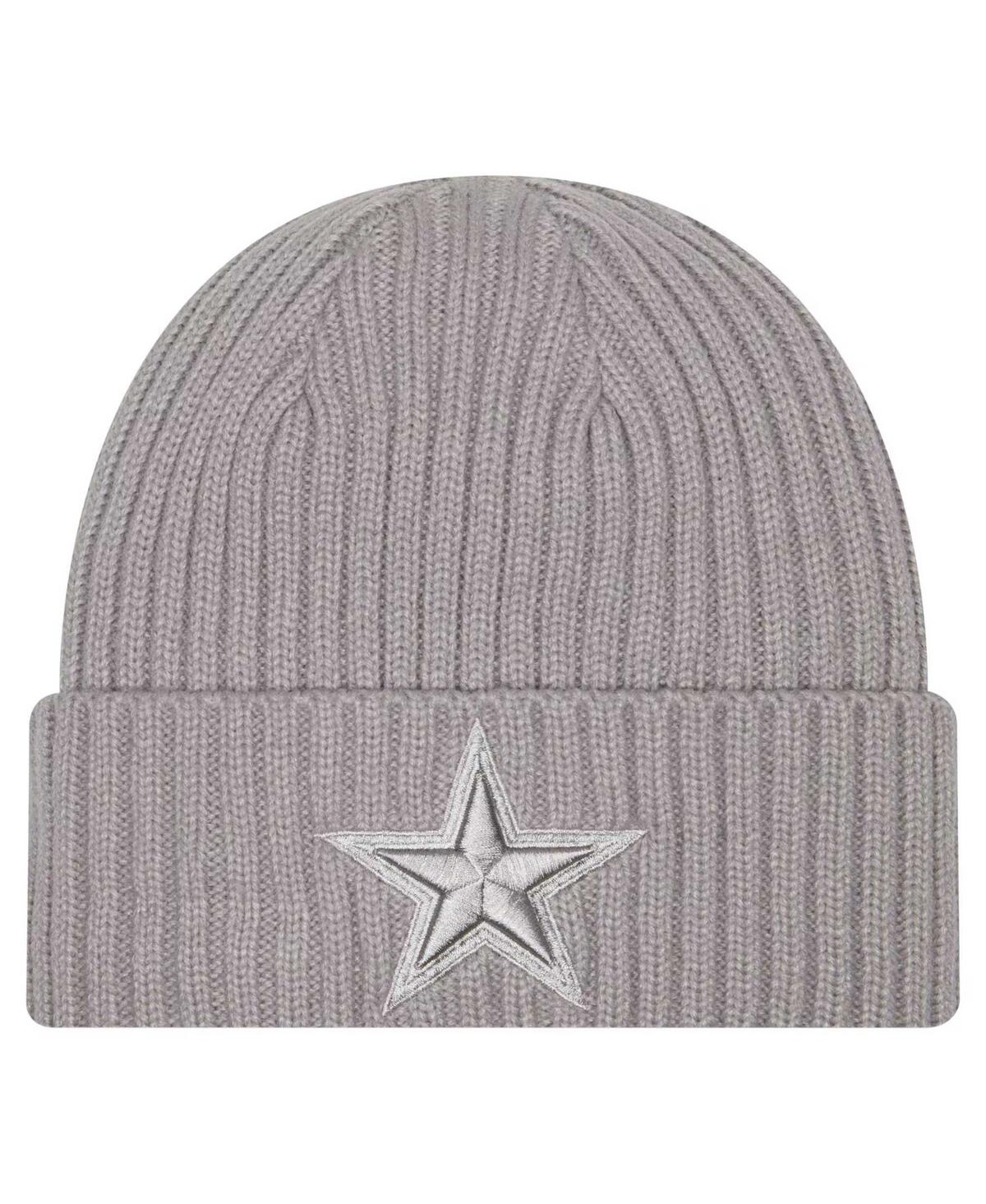 New Era Toddler Gray Dallas Cowboys Tonal Color Pack Cuffed Knit Hat In Gray