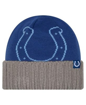 New Era - Men's Royal Indianapolis Colts Oversize Cuffed Knit Hat