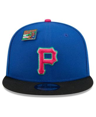 Men's Royal/Black Pittsburgh Pirates Watermelon Big League Chew Flavor Pack 9FIFTY Snapback Hat