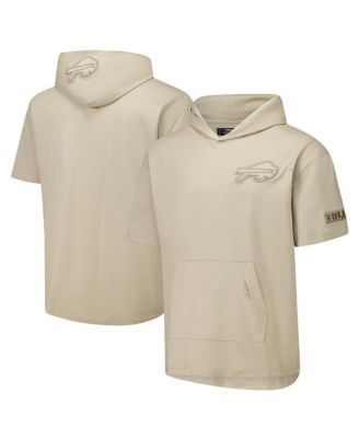 Pro Standard - Men's Tan Buffalo Bills Neutrals Capsule Short Sleeve Pullover Hoodie