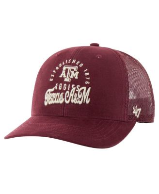 '47 Brand - Men's Maroon Texas A M Aggies Pitstop Trucker Adjustable Hat