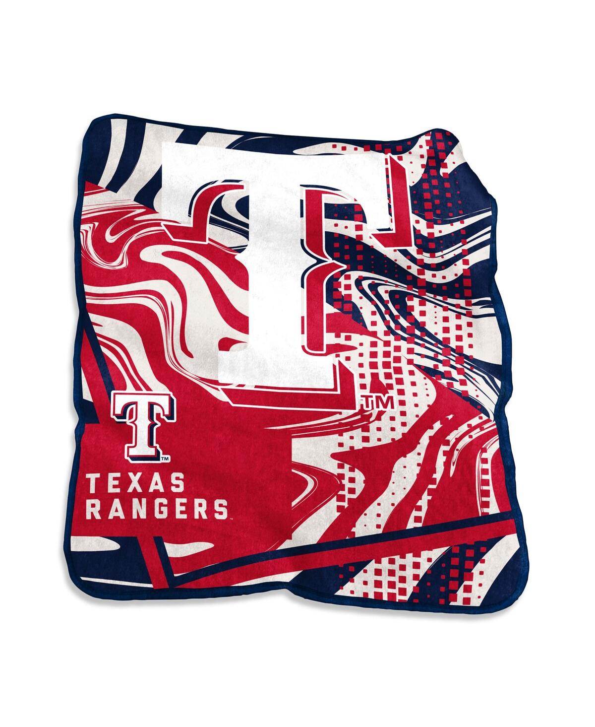 Logo Brands Texas Rangers 50" X 60" Raschel Blanket In No Color