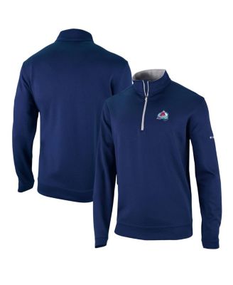 Columbia - Men's Navy Colorado Avalanche Wickham Hills Omni-Wick Quarter-Zip Jacket