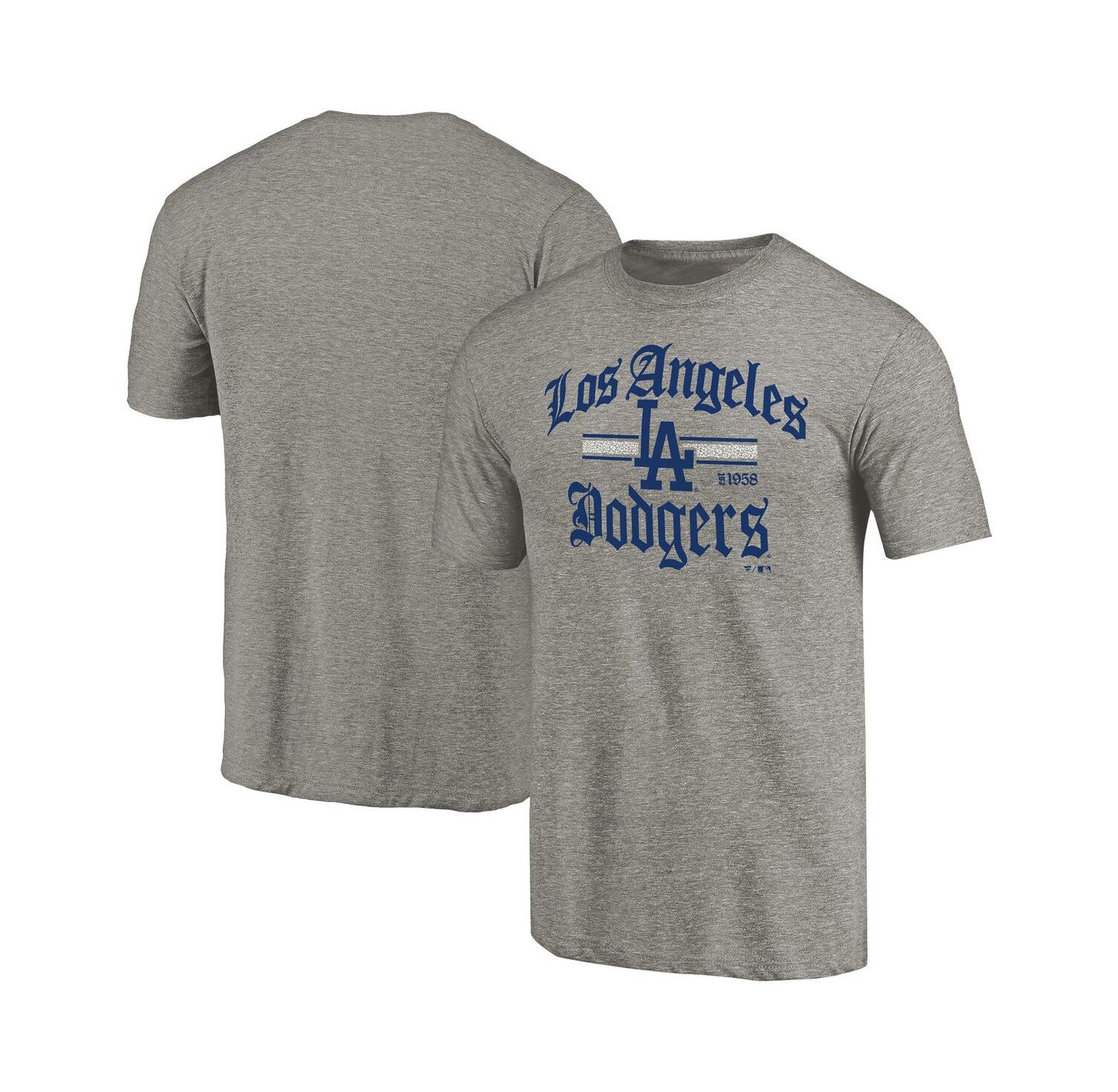 Men's Ash Los Angeles Dodgers Hometown Collection Olde LA T-Shirt