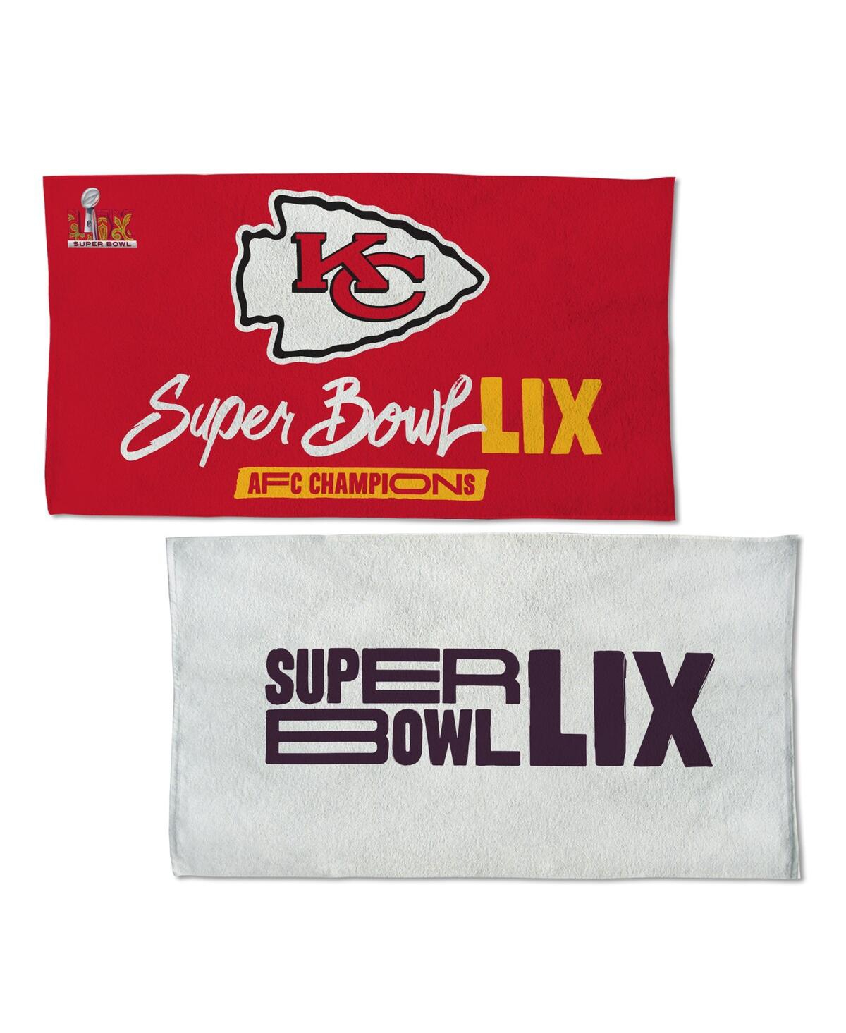 Wincraft Kansas City Chiefs 2024 Afc Champions Locker Room 22" X 42" Double-sided Celebration Towel In No Color