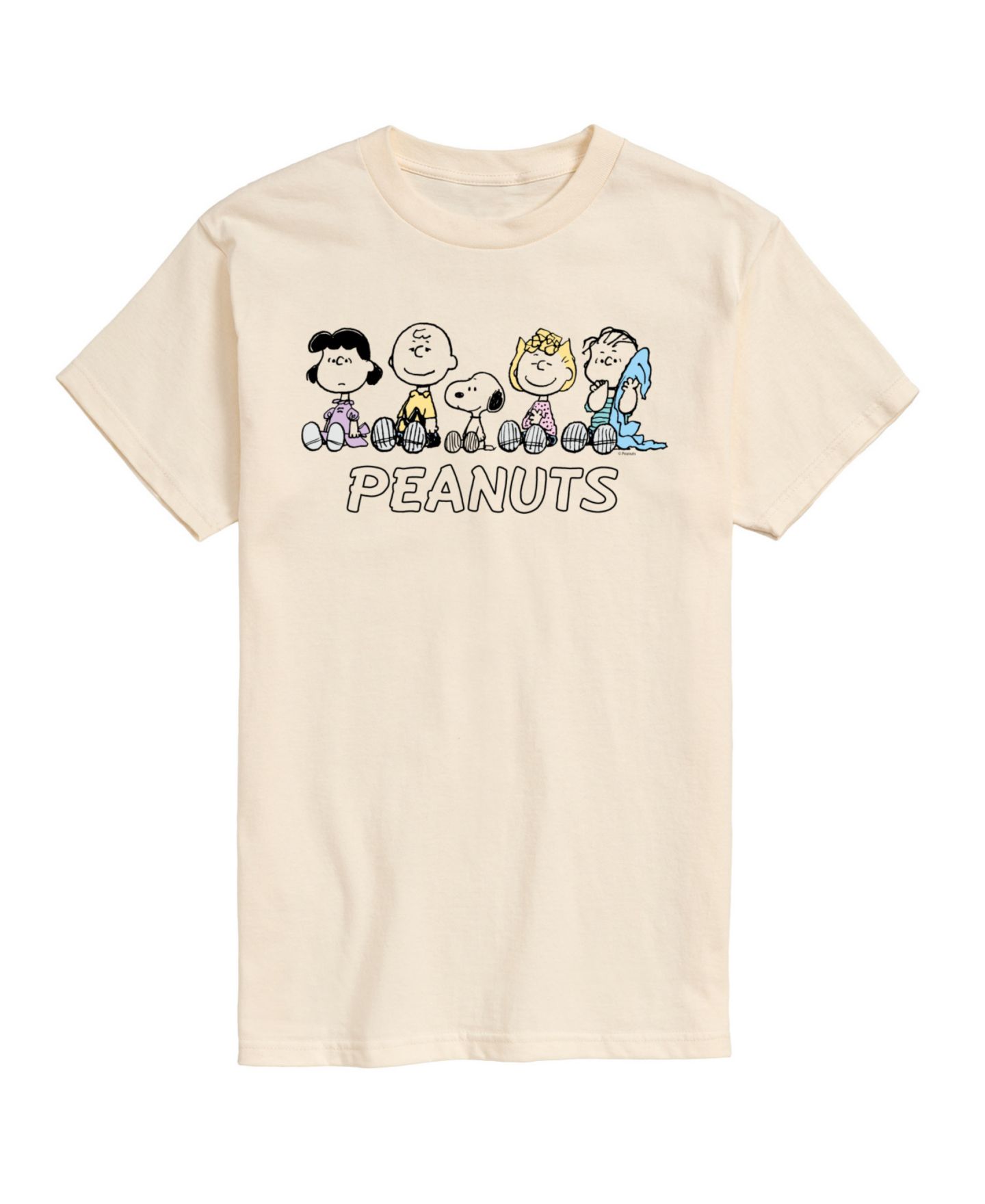 Мужская футболка AIRWAVES Peanuts Group Short Sleeve, цвет: Бежевый — фото 1