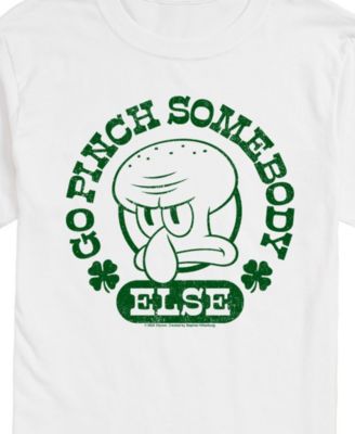 Men's SpongeBob SquarePants Go Pinch Somebody Short Sleeve T-Shirt