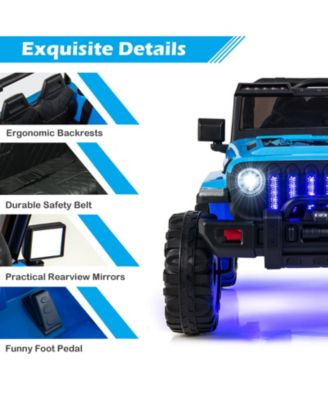 Kids Ride-On Jeep Car with 2.4G Remote Control Safe and Fun Electric Car for Toddlers