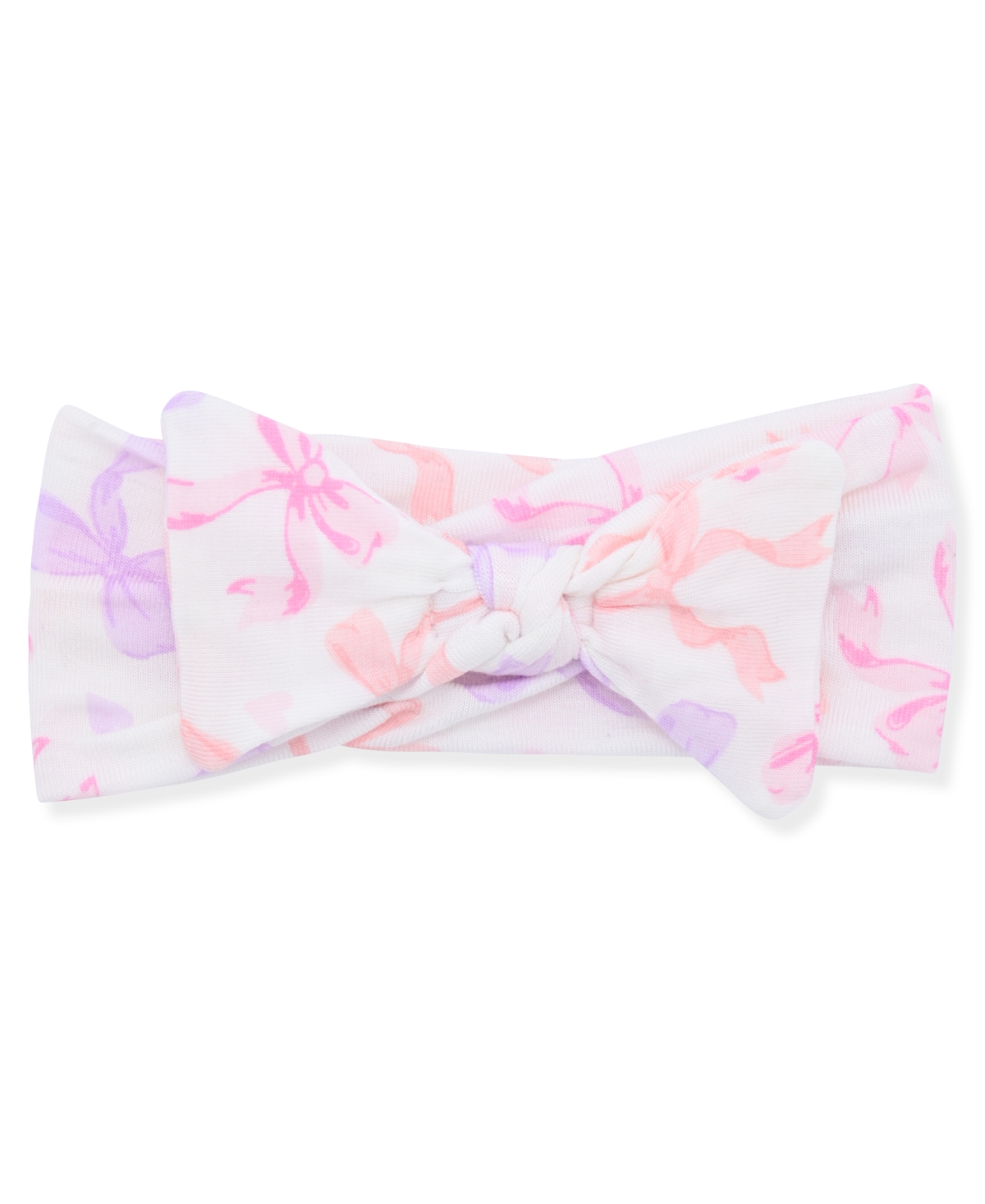 Max & Olivia Baby Girls 2-piece Print Footie With Headband Set In Pink