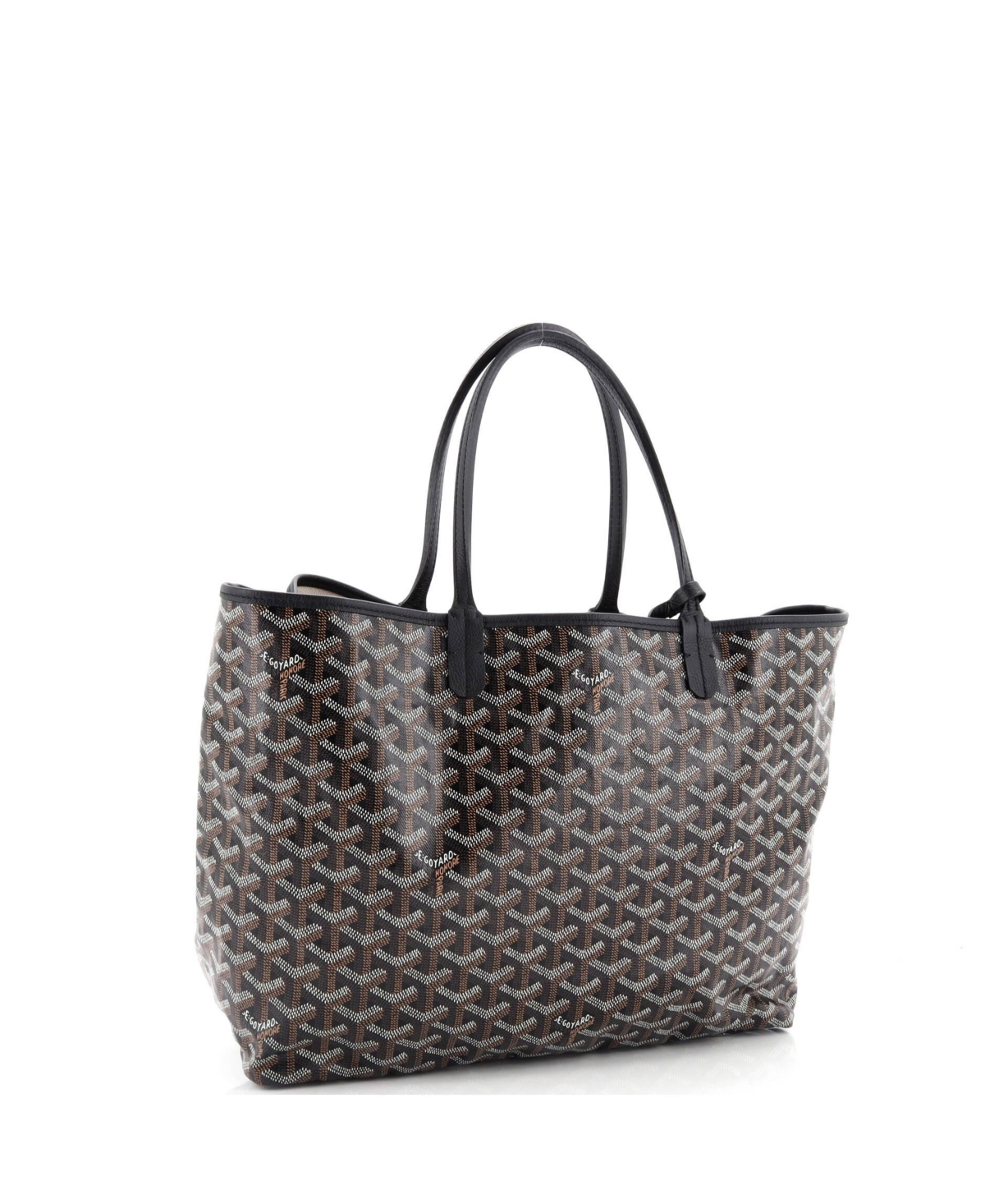 Pre-Owned Goyard Pm Saint Louis Tote Coated Canvas