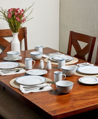 Isla 16 Pc. Dinnerware Set, Service for 4