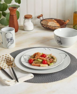 Jacqueline 16 Pc. Dinnerware Set, Service for 4 